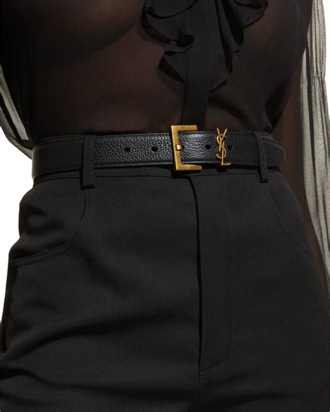 ysl lion belt|ysl belt women's outfit.